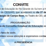 convite Plenária fora de sede   Campo Bom  27 09 2023