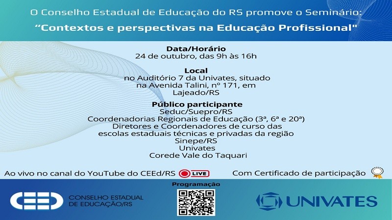Seminário Educação Profissional