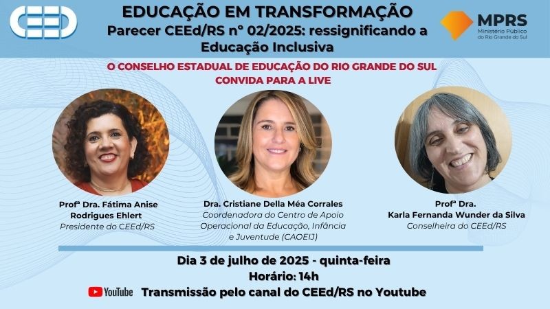 LIVE Educação Inclusiva 03 07 2025