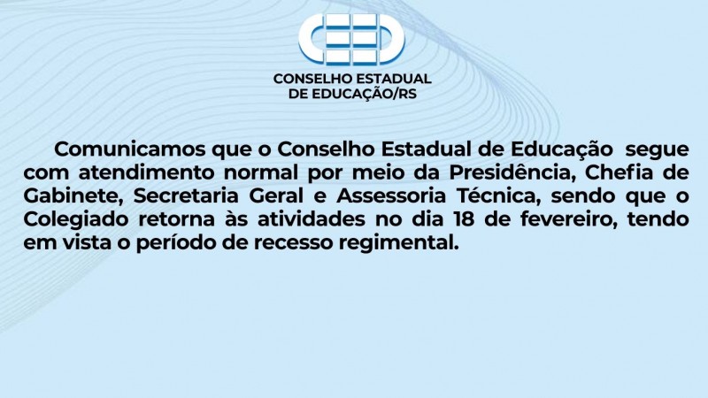 CONSELHO ESTADUAL DE EDUCA&Ccedil;&Atilde;ORS